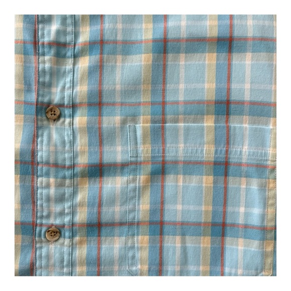 Clear Water Outfitters Men’s Blue Plaid Shirt Size XL - Picture 3 of 4